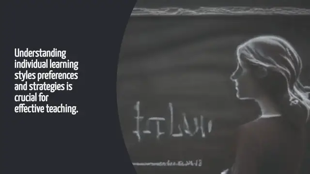 Video thumbnail for How The Awareness Of Individual Learning Styles Preferences And Strategies Influence Teaching