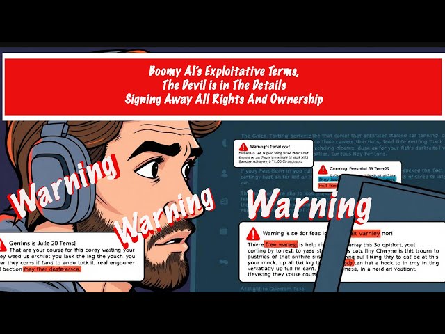 Video thumbnail for Warning! The Dark Side of AI Music Creation: Boomy’s Exploitative Terms Exposed Devil in The Details