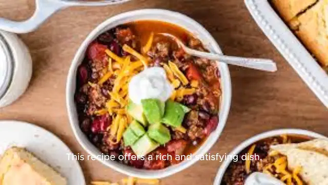 Video thumbnail for deer chili recipe