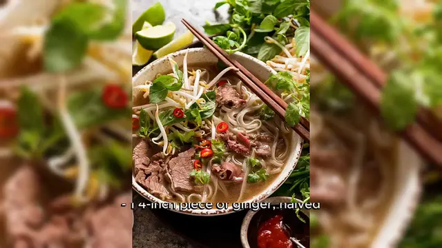 Video thumbnail for Beef Pho Recipe