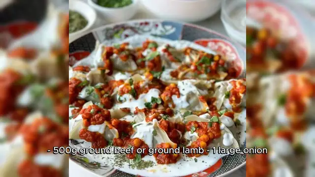 Video thumbnail for Afghani Mantu Recipe