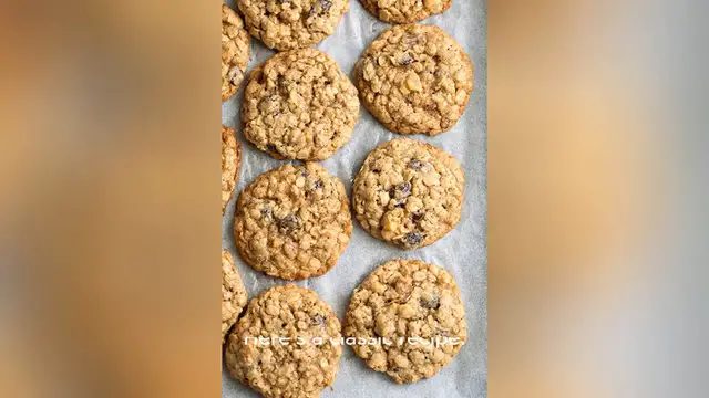 Video thumbnail for recipe for oatmeal cookies