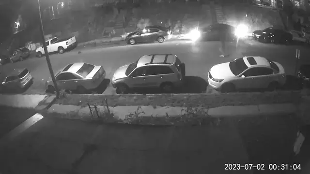 'Video thumbnail for Baltimore Brooklyn homes shooting during block party: dozens of people running through the street in Brooklyn, Maryland'