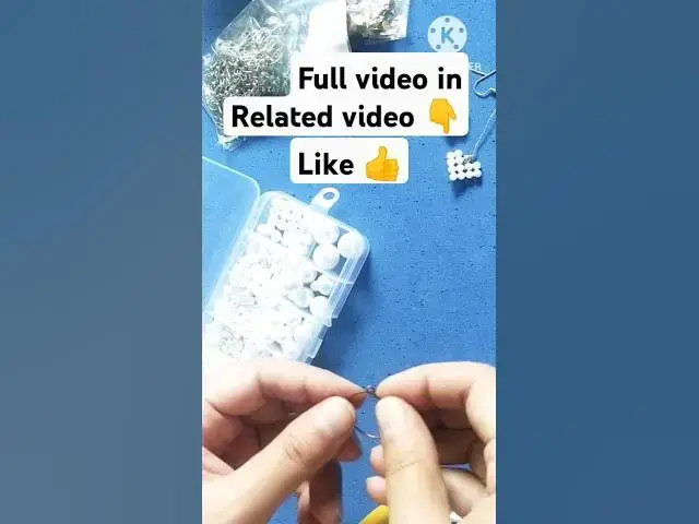 Video thumbnail for Adorable Earrings🔥 #shorts#art✨ #diy 💥@busymomcraft #pearl