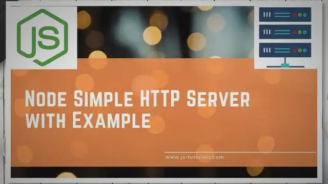 'Video thumbnail for Creating a Simple HTTP Server in Node.js with Examples'