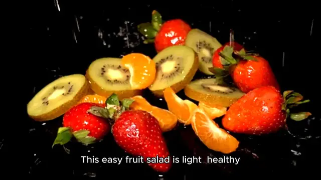 Video thumbnail for recipe for fruit salad