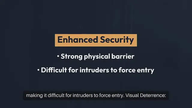 Video thumbnail for Pros and Cons of Door Security Bars