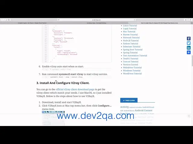 Video thumbnail for How To Install V2ray On Amazon EC2 And Google Cloud Ubuntu Linux