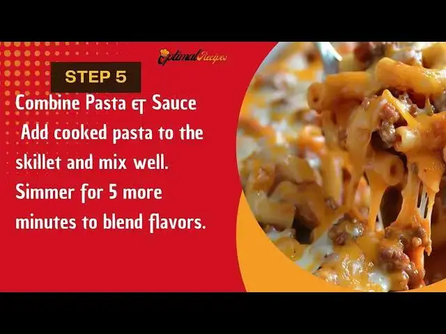 Video thumbnail for American Chop Suey Recipe | Best Cheesy Pasta Dinner