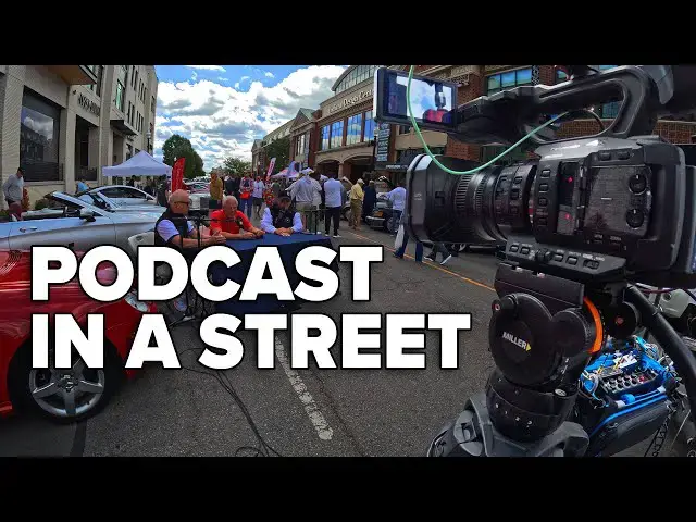 'Video thumbnail for BTS: Turning a Noisy Street into a Podcast Studio'