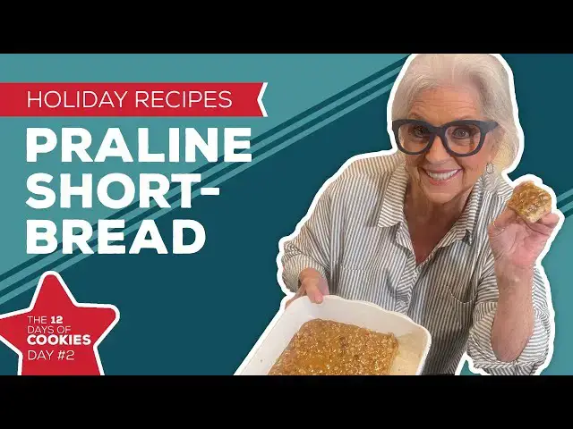 Video thumbnail for Holiday Cooking & Baking Recipes: Praline Shortbread Recipe - 2nd Day of Christmas Cookies