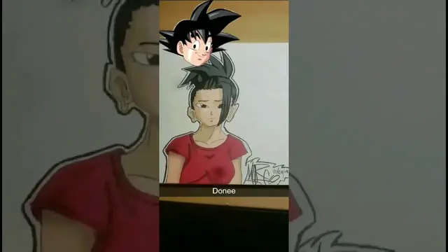 Video thumbnail for Dragon ball super!!!! My new drawing and her name is kalee