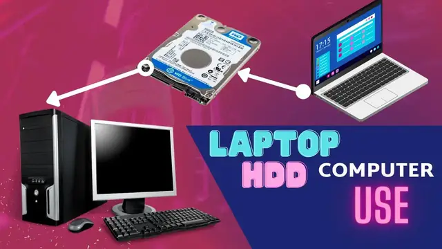 Video thumbnail for desktop hard disk connect laptop without USB | how to connect hard disk to laptop | laptop hard disk