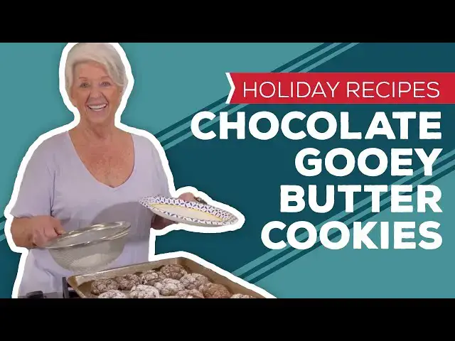 Video thumbnail for Holiday Cooking & Baking Recipes: Chocolate Gooey Butter Cookies Recipe