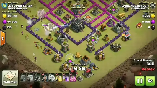 Video thumbnail for TH9 3*Star in WaR just by Giants n wiz & No Hereos (Pi[R]aTeZ)