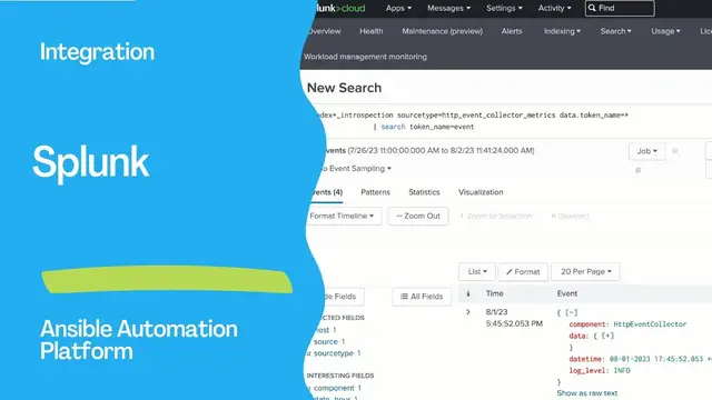 Video thumbnail for Integrate Splunk with Ansible Automation Controller for Monitoring , Insights & Logging Aggregation