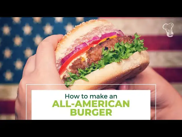 'Video thumbnail for How to Make an All-American Burger | Hamburger Recipe | healthEcooks.com'