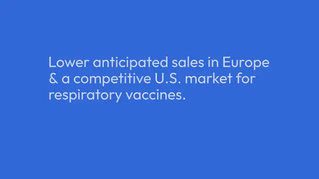 Video thumbnail for Moderna Stock Drops 15% as Slashed Guidance Highlights Weak EU Sales and Tough U.S. Vaccine Market