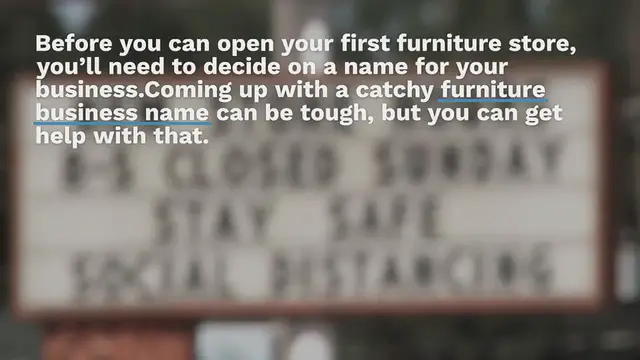 Video thumbnail for 400+ Attractive Furniture Store Names Ideas That Are Cool