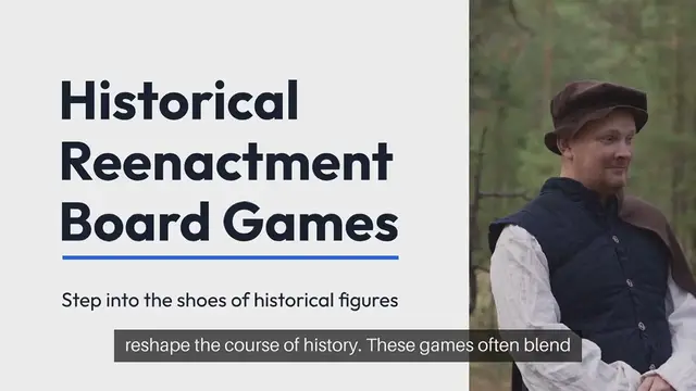 Video thumbnail for Historical Reenactment Board Games