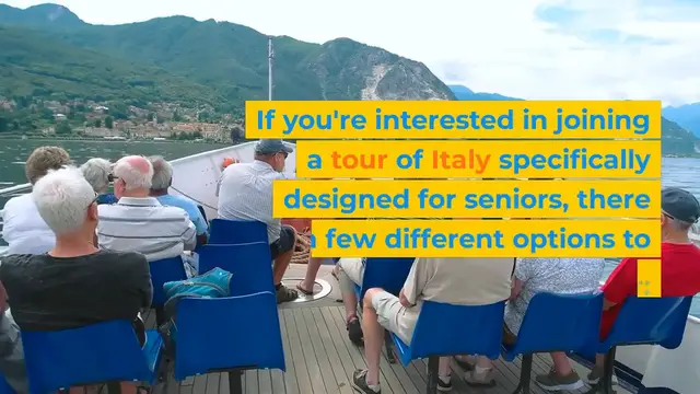 Video thumbnail for Italy for Senior： A Memorable and Affordable Vacation
