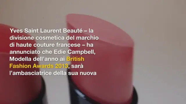 Video thumbnail for Edie Campbell ambasciatrice di Yves Saint Laurent Black Opium