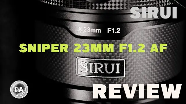 'Video thumbnail for Sirui Sniper AF 23mm F1.2 Review  | Autofocusing F1.2 lens for $350 Bucks?'