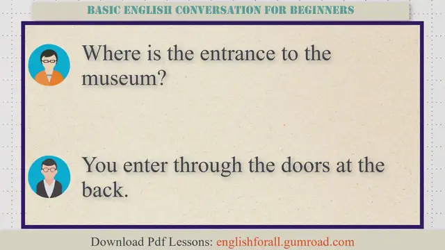 Video thumbnail for Basic English Conversation for Beginners #22