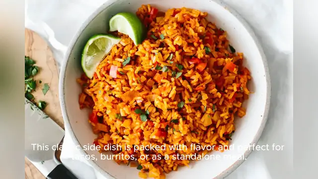 Video thumbnail for mexican rice recipe easy