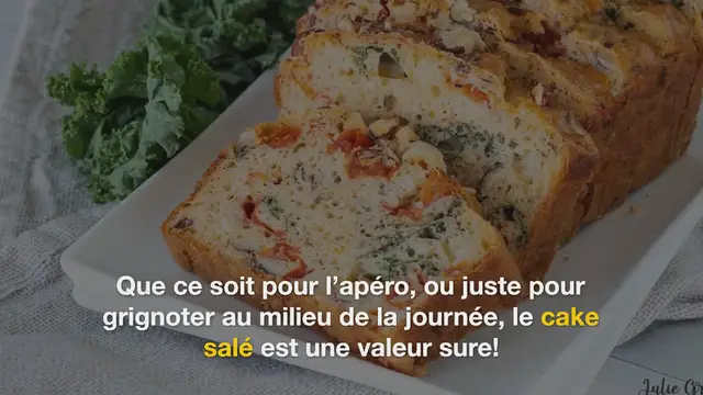 Video thumbnail for Cake salé au chou kale, tomates cerises et noisettes