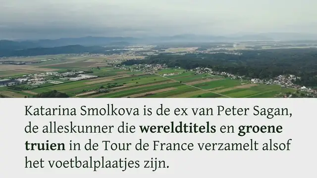 Video thumbnail for Katarina Smolkova ex-vrouw van Peter Sagan: