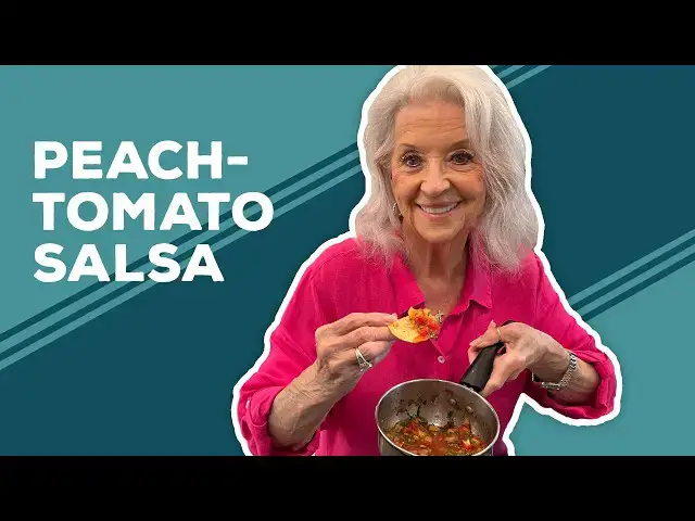 Video thumbnail for Love & Best Dishes: Peach-Tomato Salsa Recipe | Easy Summer Snack Ideas