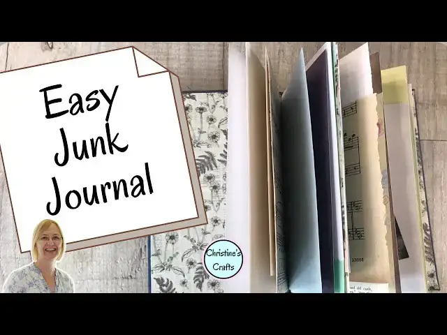 Video thumbnail for Easy JUNK JOURNAL (Beginners Step by Step Tutorial)  - great upcycling project