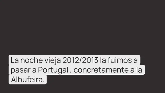 Video thumbnail for Nochevieja en la Albufeira