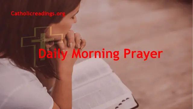 Video thumbnail for Daily Morning Prayer for Today