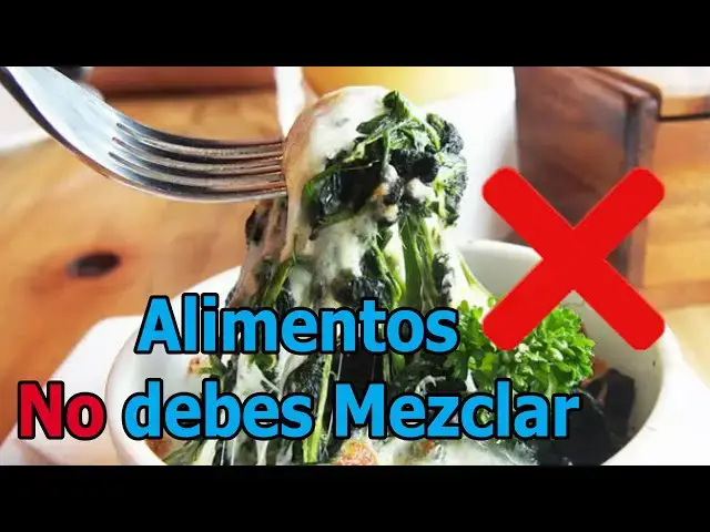 'Video thumbnail for Alimentos INCOMPATIBLES 🚫 ¡No los Mezcles! | QueTuany'