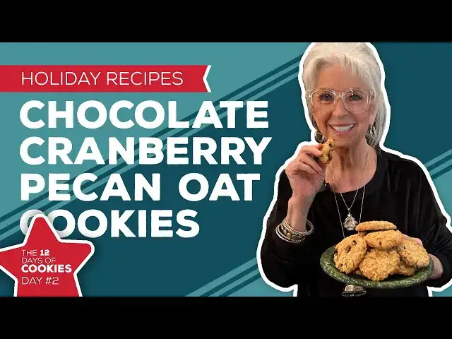 Video thumbnail for Holiday Cooking & Baking: Chocolate Cranberry Pecan Cookies Recipe | 2nd Day of Christmas Cookies