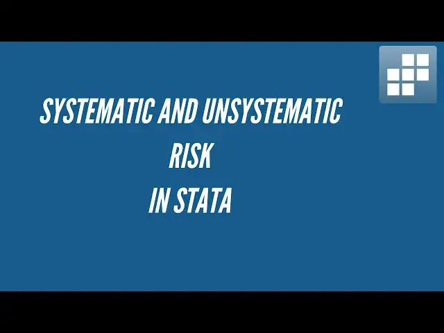 Video thumbnail for Systematic and Unsystematic risk (idiosyncratic risk) in Stata