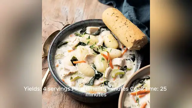 Video thumbnail for olive garden chicken gnocchi soup recipe