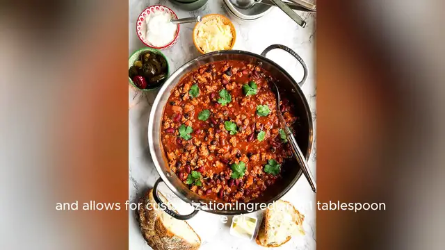 Video thumbnail for homemade chili recipe