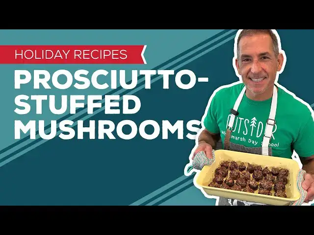 Video thumbnail for Holiday Cooking & Baking Recipes: Prosciutto-Stuffed Mushrooms Recipe | Easy Appetizer Ideas