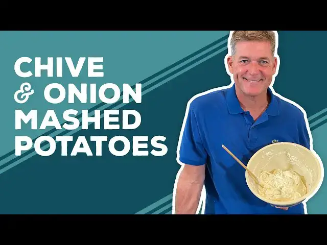 Video thumbnail for Love & Best Dishes: Chive & Onion Mashed Potatoes Recipe | Potato Side Dish Recipes