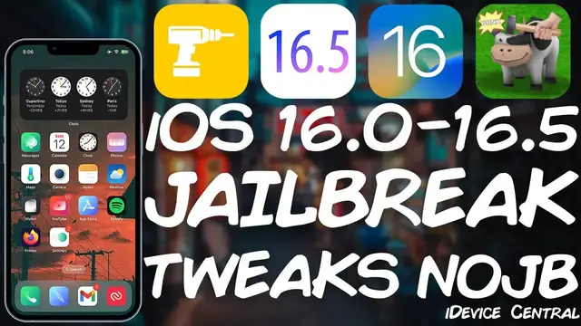 Video thumbnail for iOS 16.0 - 16.5 JAILBREAK News: Cowabunga Lite For Windows Coming Soon! TWEAKS & Themes, All Devices