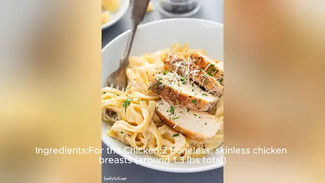 Video thumbnail for chicken alfredo recipe