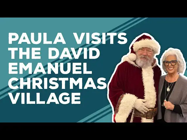 Video thumbnail for Love & Best Dishes: Paula Visits the David Emanuel Christmas Village