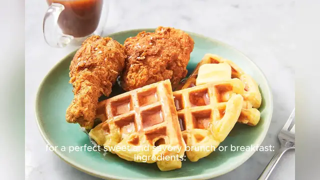 Video thumbnail for chicken and waffles recipe