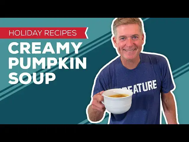 Video thumbnail for Holiday Cooking & Baking Recipes: How To Make Creamy Pumpkin Soup Recipe | Thanksgiving Soup Ideas