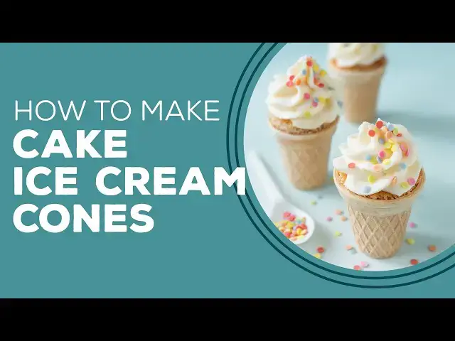 Video thumbnail for Blast from the Past: Cake Ice Cream Cones Recipe | Ice Cream Cone Cupcakes