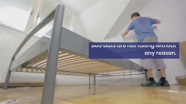 Video thumbnail for How to fix bed slats that keep falling