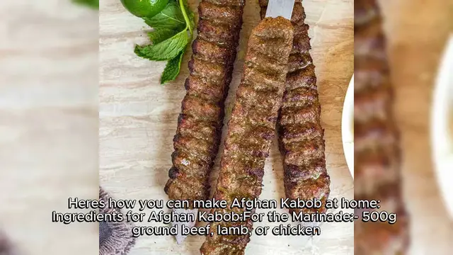 Video thumbnail for Afghani Kabob Recipe